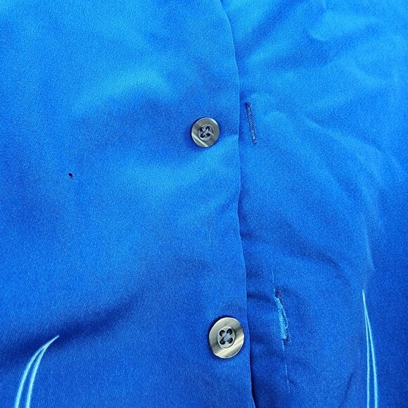 Mecca Y2K Flames Fire Button Short Sleeve Shirt (3XL - 50) - Picture 7 of 7